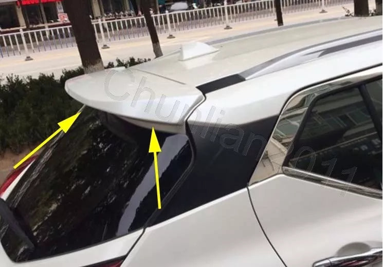 White Painted Boot Spoiler Wing ABS for Nissan Kicks (2016-2020)