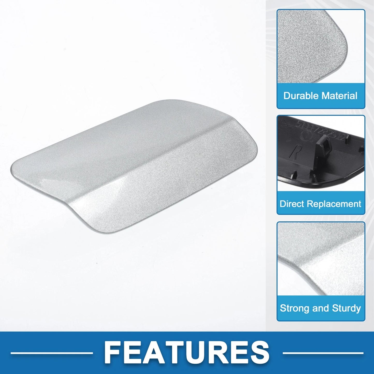 Bumper Headlight Washer Nozzle Cover Cap for BMW 640i (2012-2015)