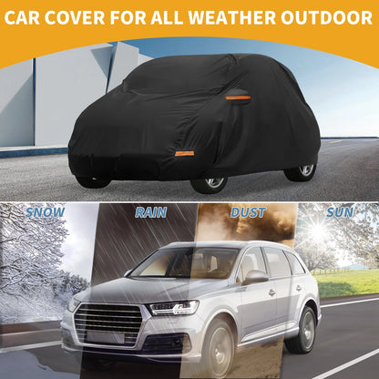 Car Cover / 1x / Waterproof All Weather 190T-PU with Zipper for Toyota Aygo X