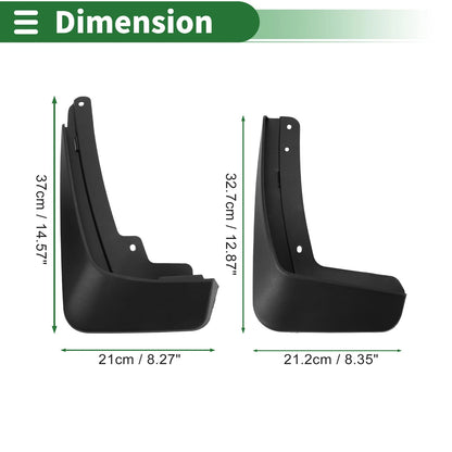 Mud Flaps / Splash Guards for Buick Enclave (2021–2023)