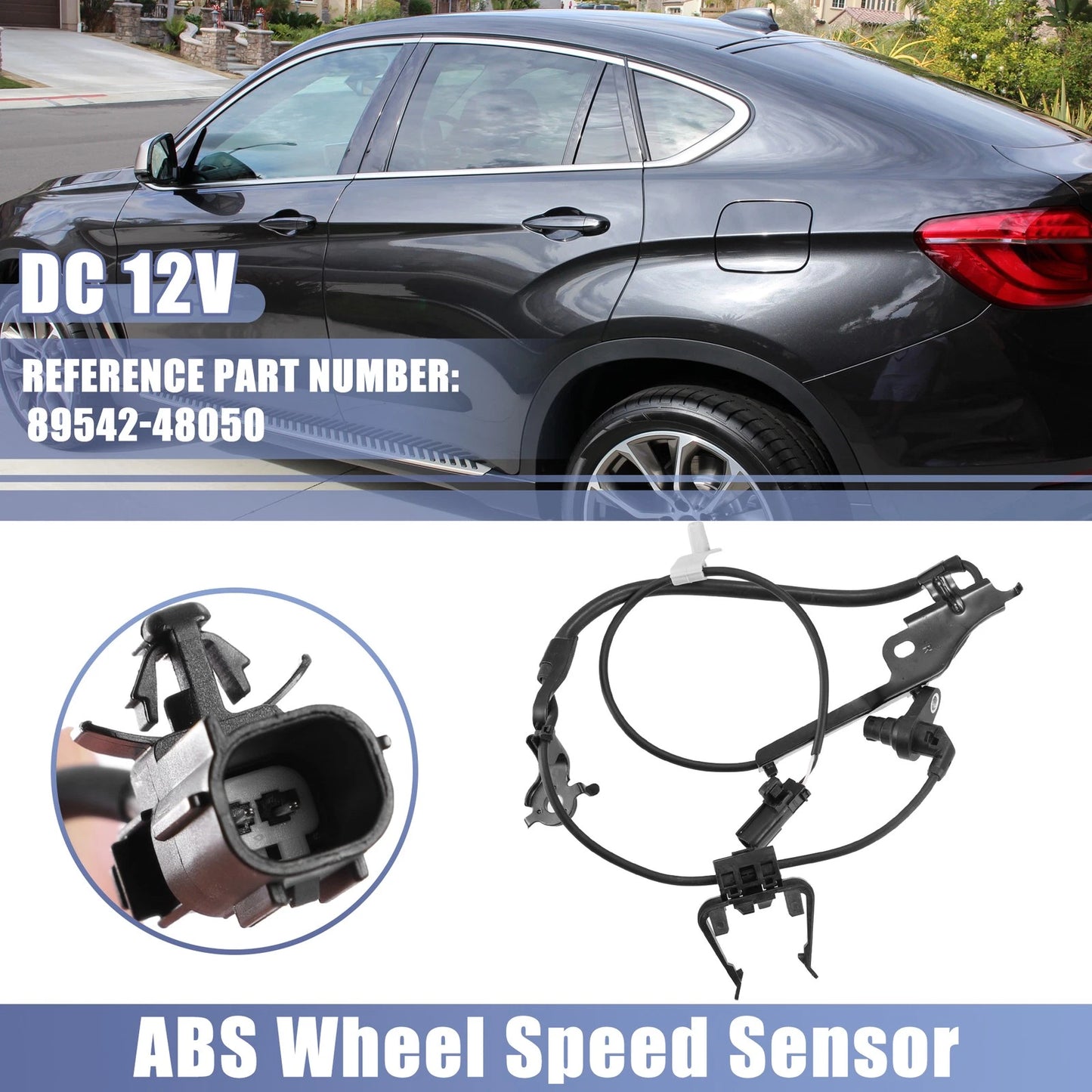 Front Right ABS Wheel Speed Sensor for Toyota Highlander (2010-2018)