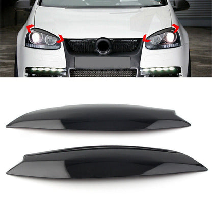 Fog Light Eyebrow Cover Trim for VW Golf 5 R32 MK5 (2005-2007)