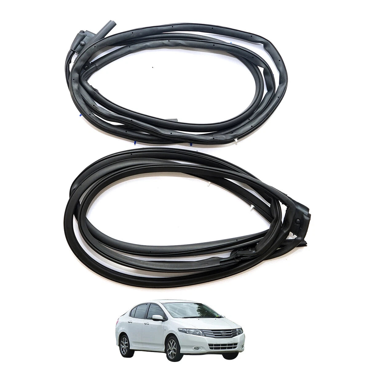 Rear Door Weatherstrip Seals for Honda City Sedan GM2 GM3 2008-2013