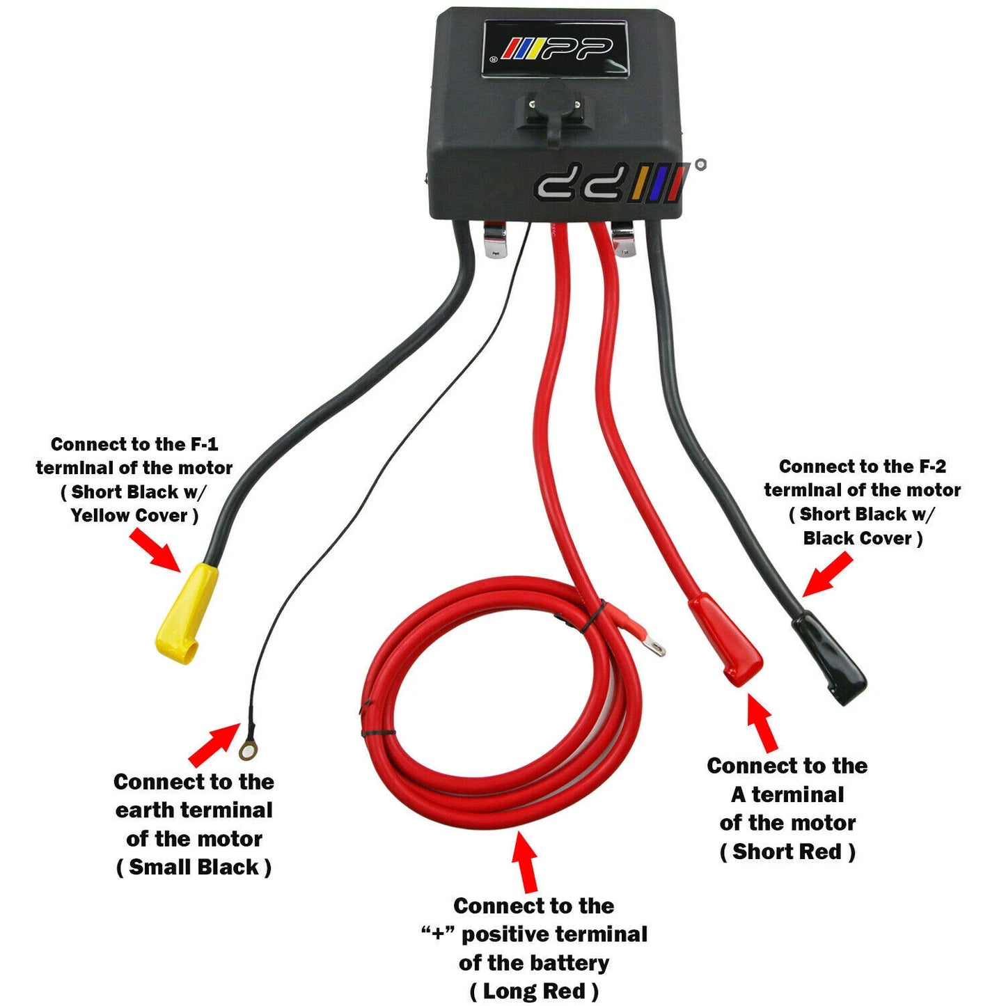 12V Relay Solenoid Control Box for 15000lb Winch