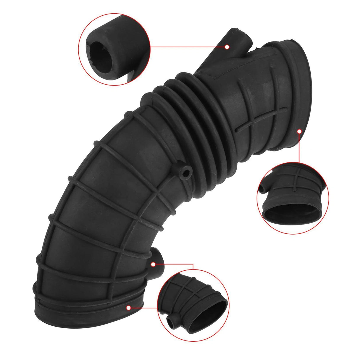 Air Duct Filtered Pipe Intake Hose for BMW 525i (1989-1990)