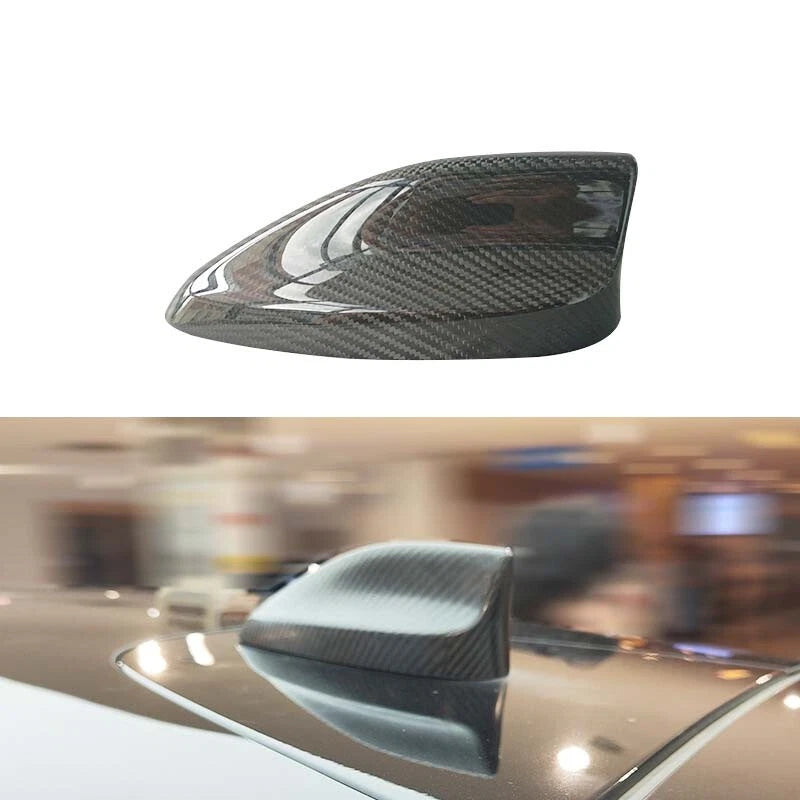 Real Carbon Fiber Roof Antenna Cover Trim for Ford Mustang Mach-E 2021-2024