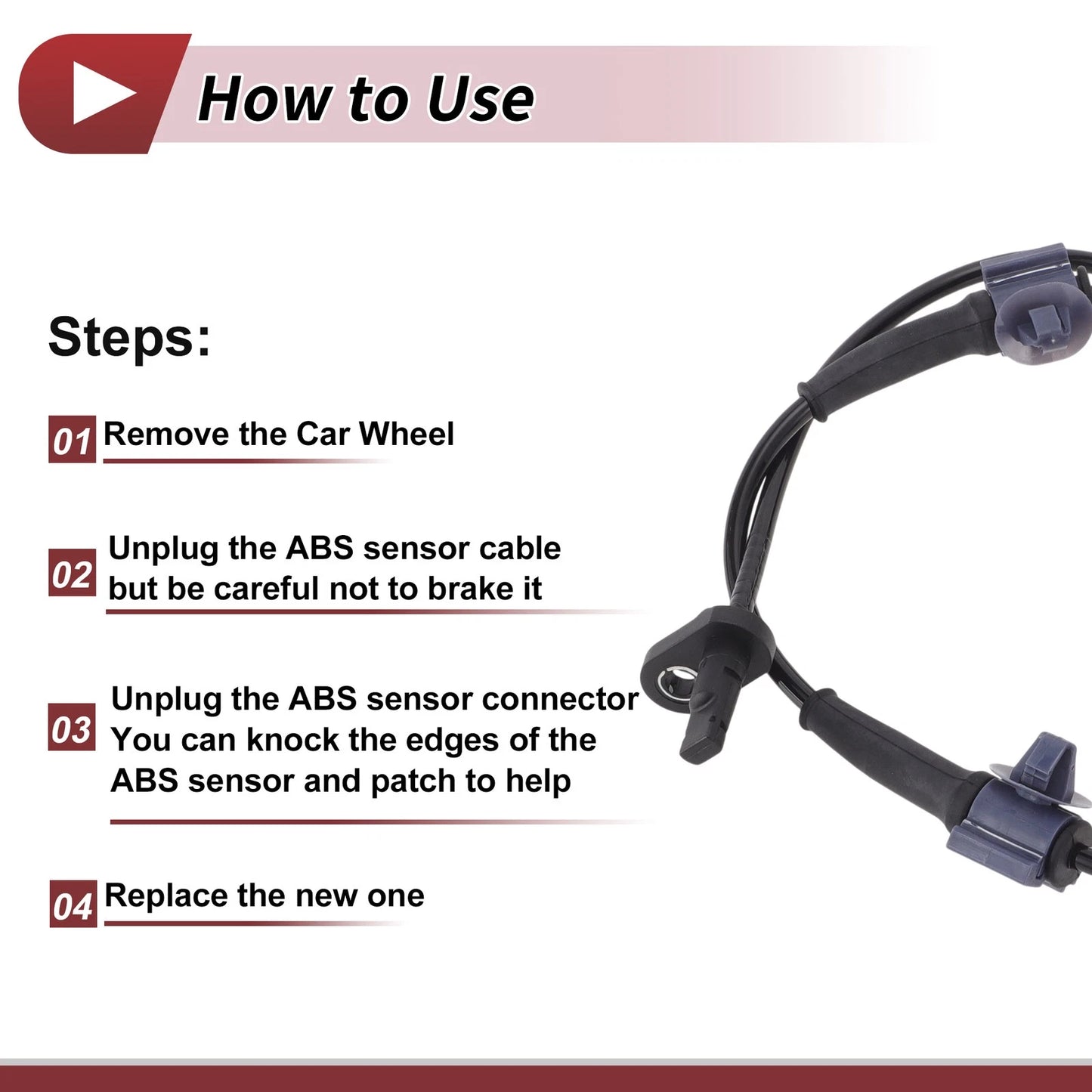 ABS Wheel Speed Sensor for Honda City GE4 (2008-2013)