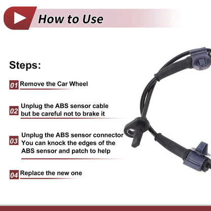 ABS Wheel Speed Sensor for Honda City GE4 (2008-2013)