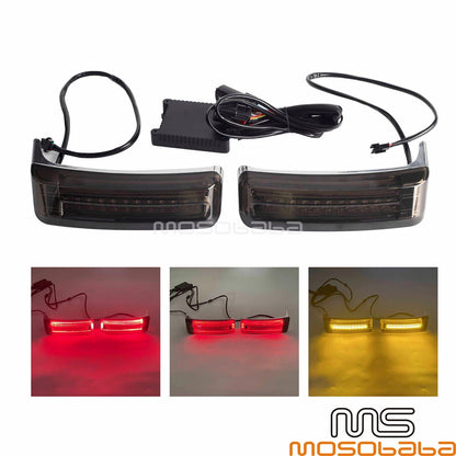 LED Saddlebag Running Brake Turn Signal Lights for Harley Touring (2014-2023)