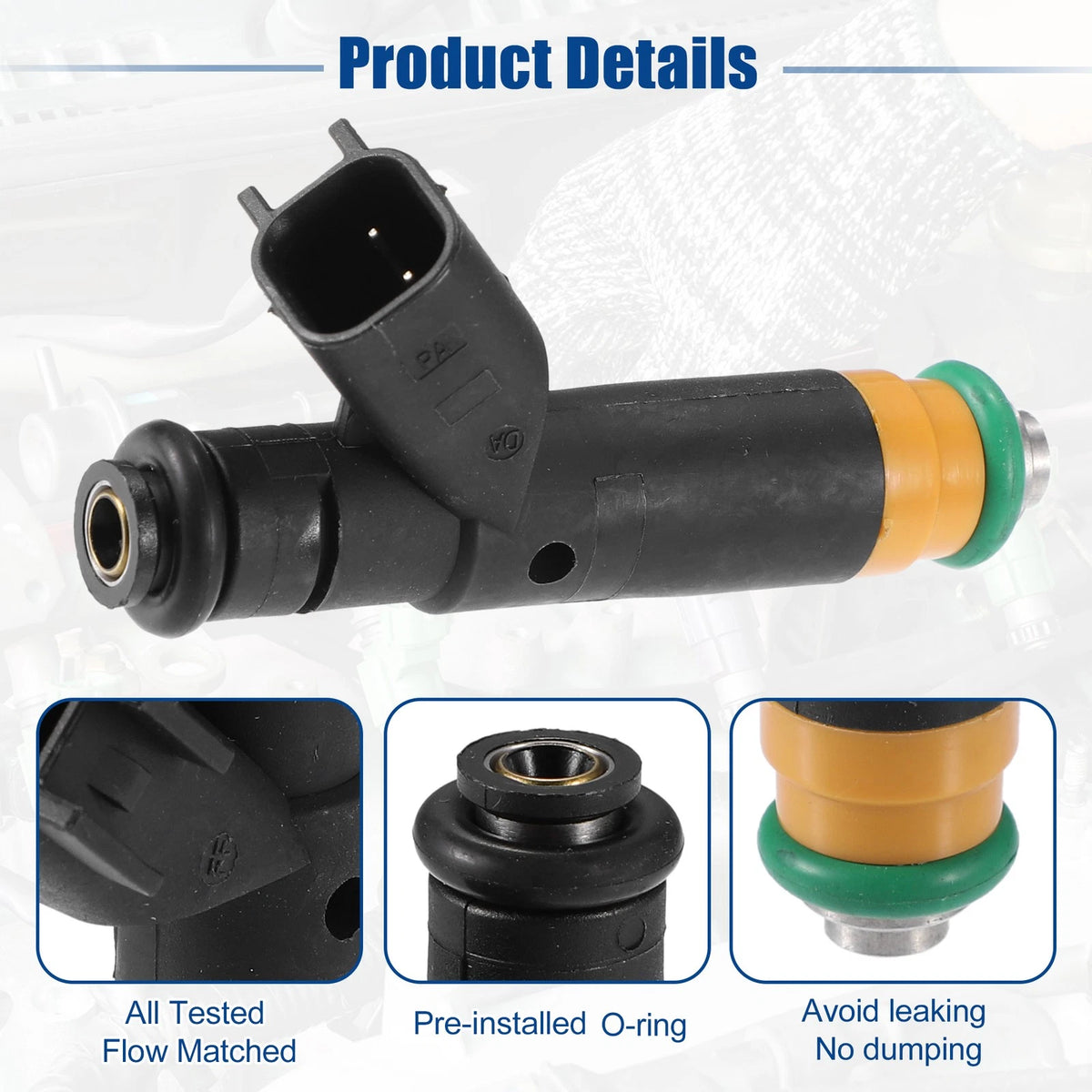 6 Pcs Fuel Injector Nozzle for Ford F-150 4.2L V6 (2002-2003)