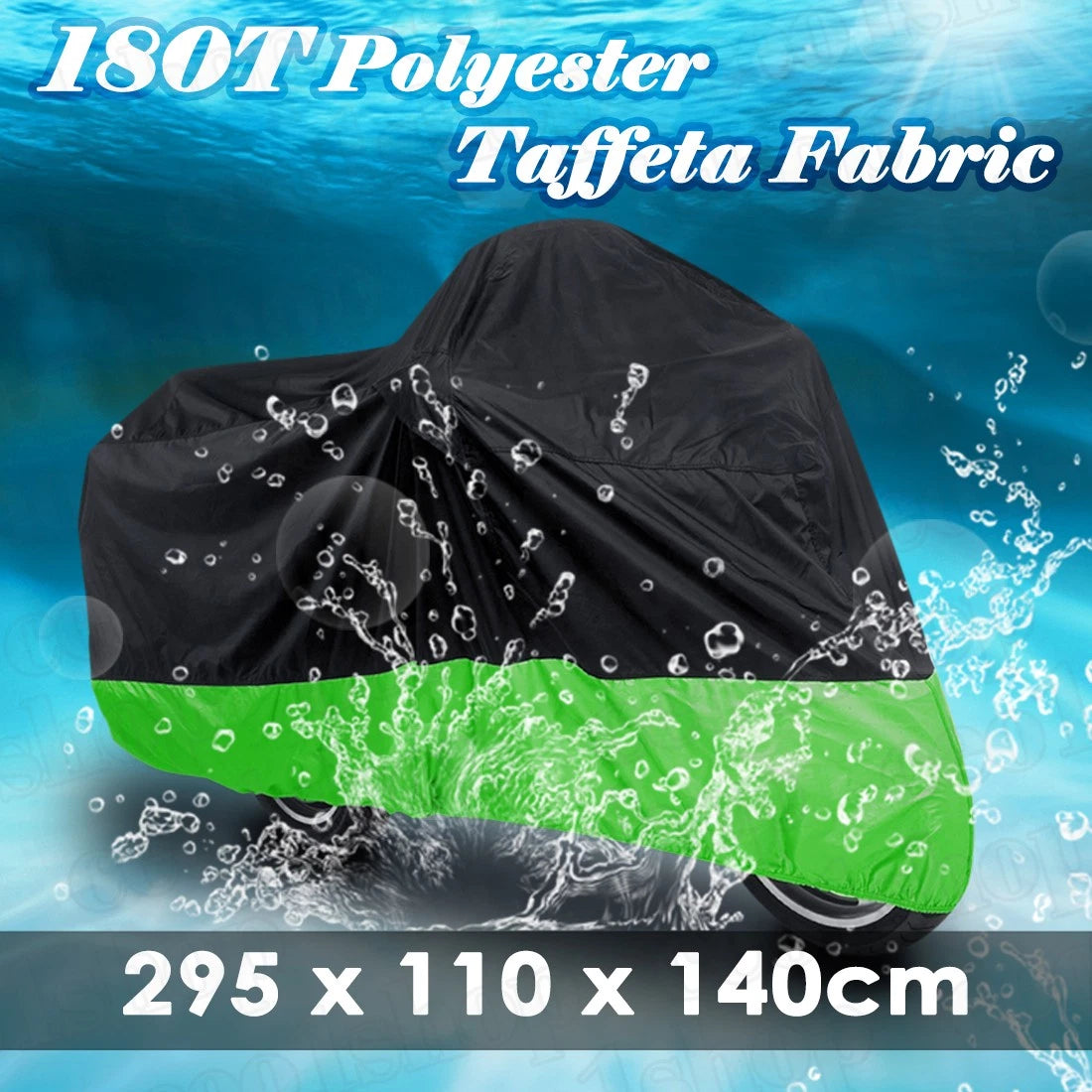 Cover XXXL Green Motorcycle Waterproof for Harley-Davidson Street Glide Touring