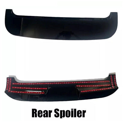 Black Rear Spoiler Lip with Brake Light for Toyota Land Cruiser LC250 (2024-2025)