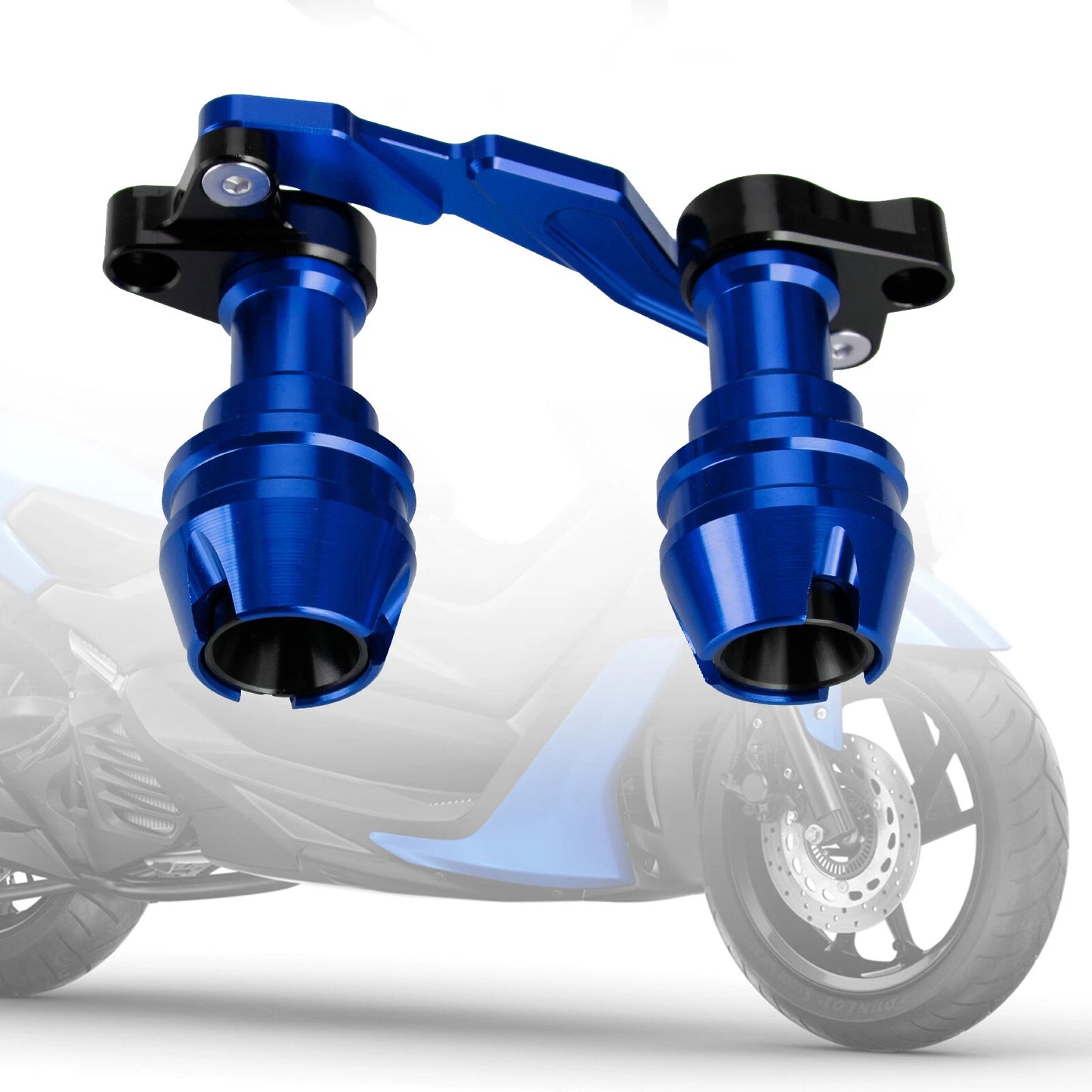 Crash Slider Protector Blue for Yamaha Nvx Aerox Nmax (2015-2019)
