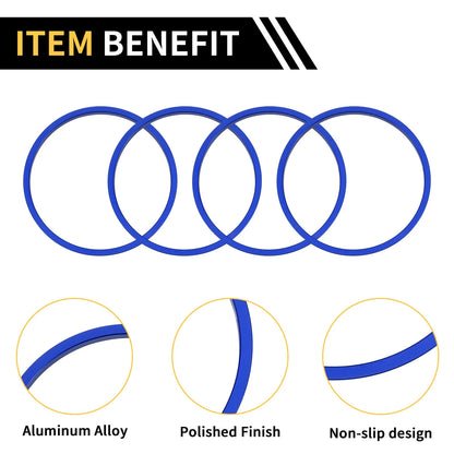 AC Vent Dashboard Decoration Rings for Toyota Tacoma (2016-2023) Blue 1 Set