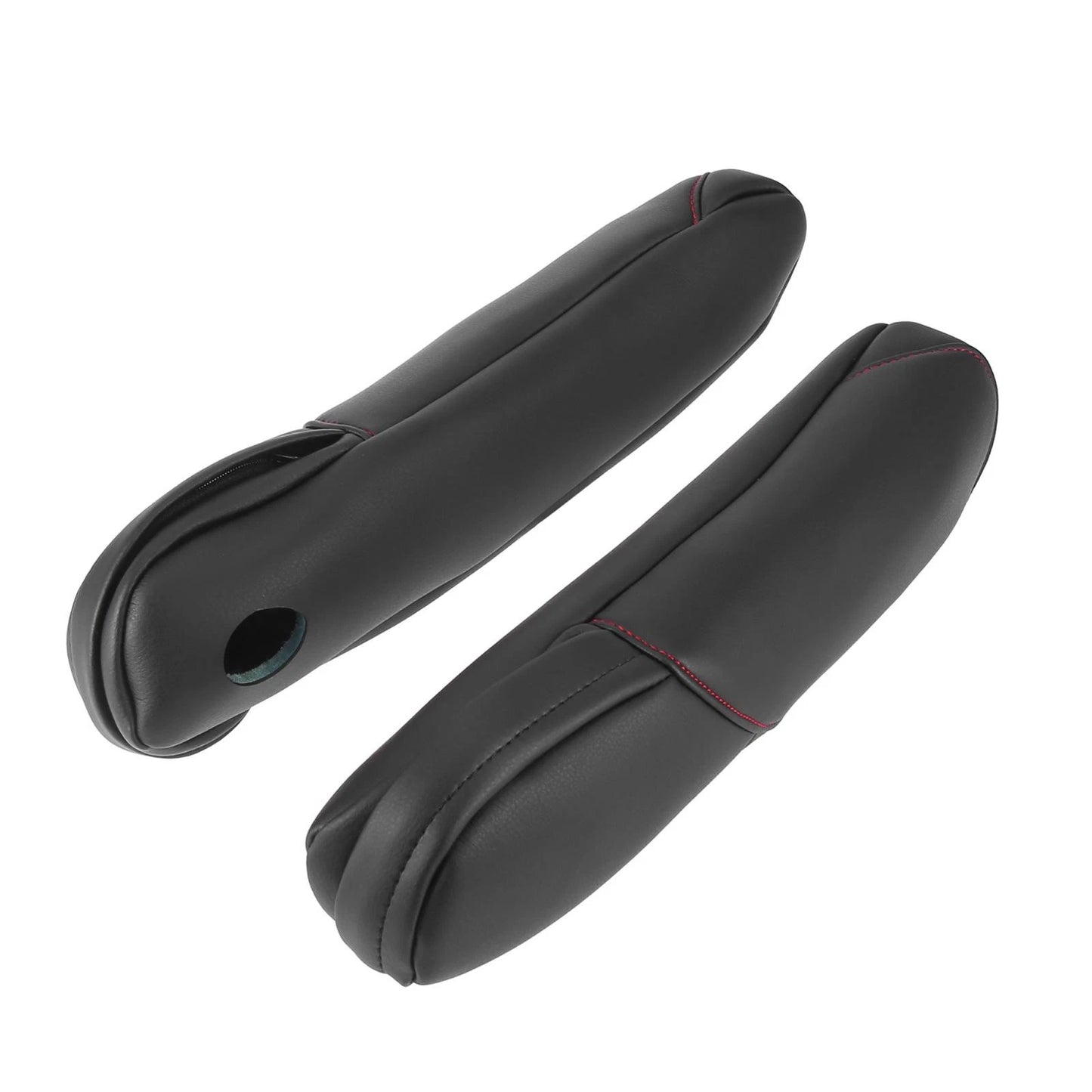 Black Front Seat Armrest Cover  Red Line for Honda CRV (2010-2011)