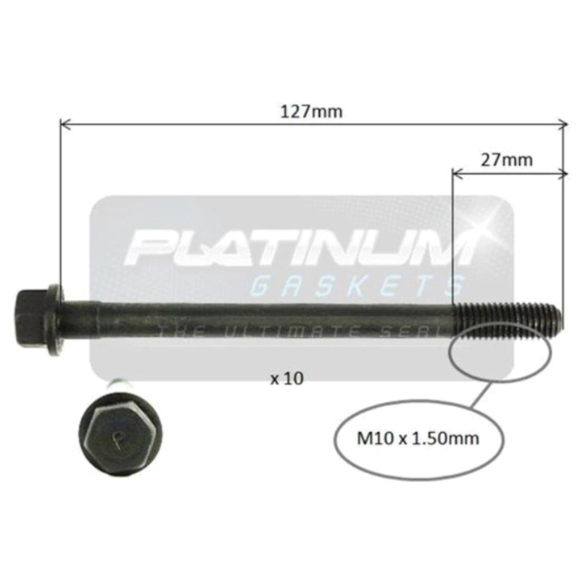 Engine 6cyl 4.2L Head Bolt Set for Nissan Patrol GQ TB42S TB42E (1988 - 1997)