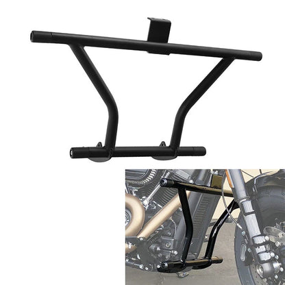 Matte Black Engine Guard Crash Bar for Harley Softail Fat Bob (2018-2024)