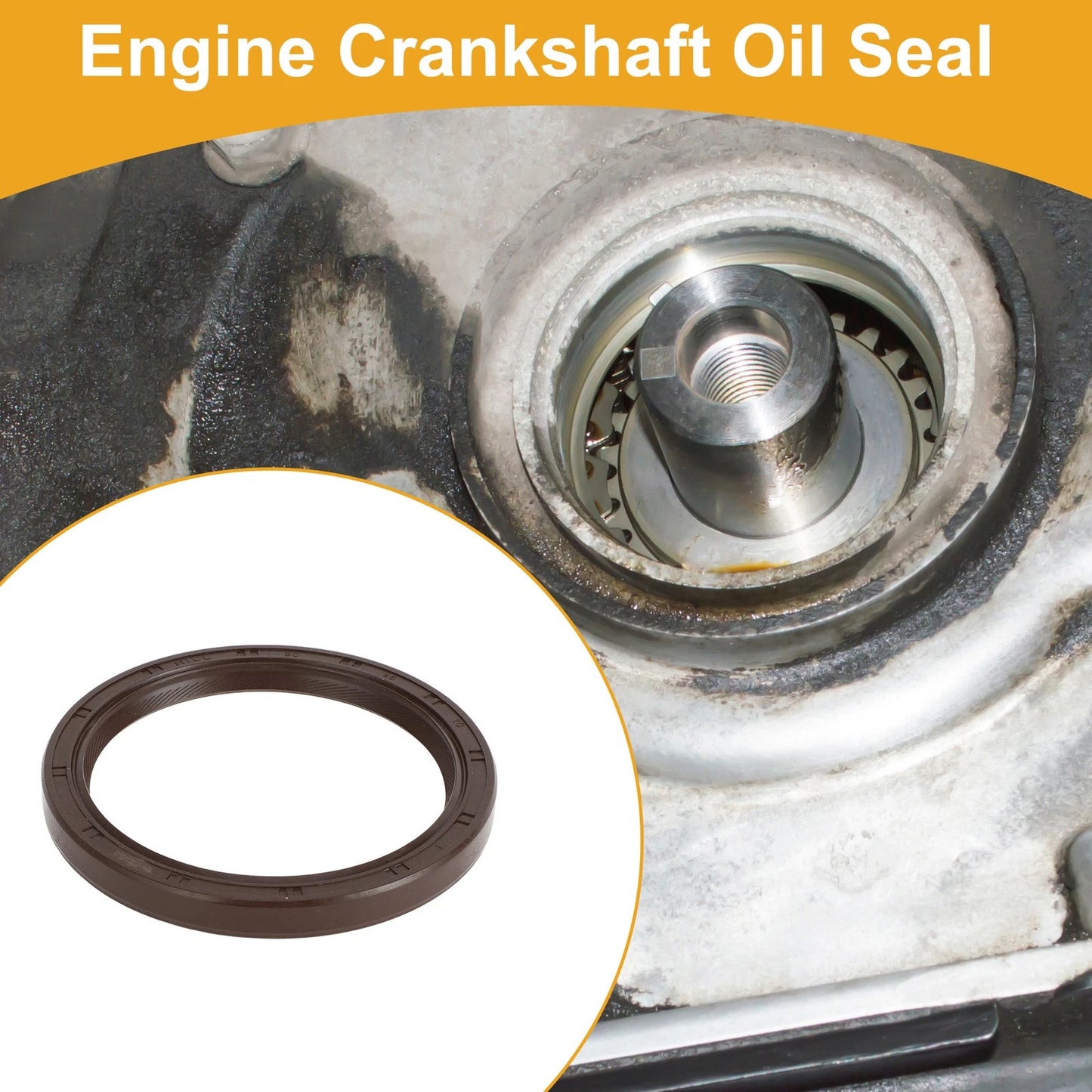 1 Pc Crankshaft Oil Seal for Honda Pilot (2003-2019)