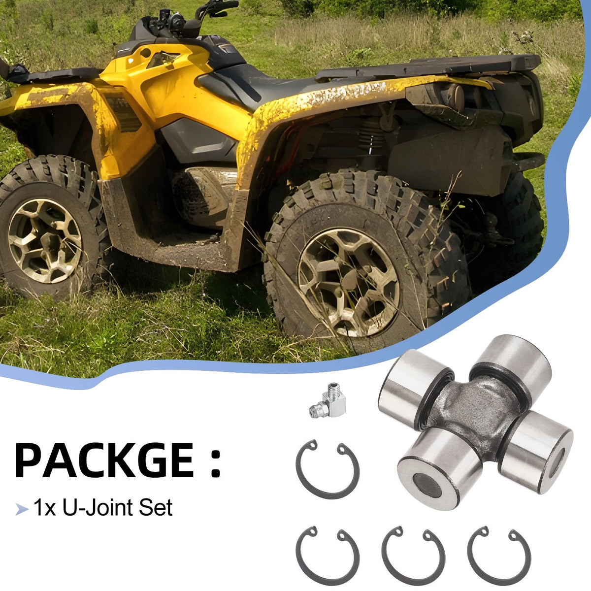 Rear Drive Shaft U-Joint Kit for Can-Am Renegade (2008–2023)