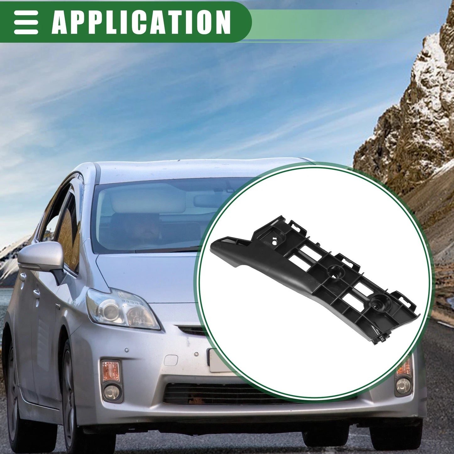 Front Left Bumper Support Bracket for Toyota Prius (2010–2015)