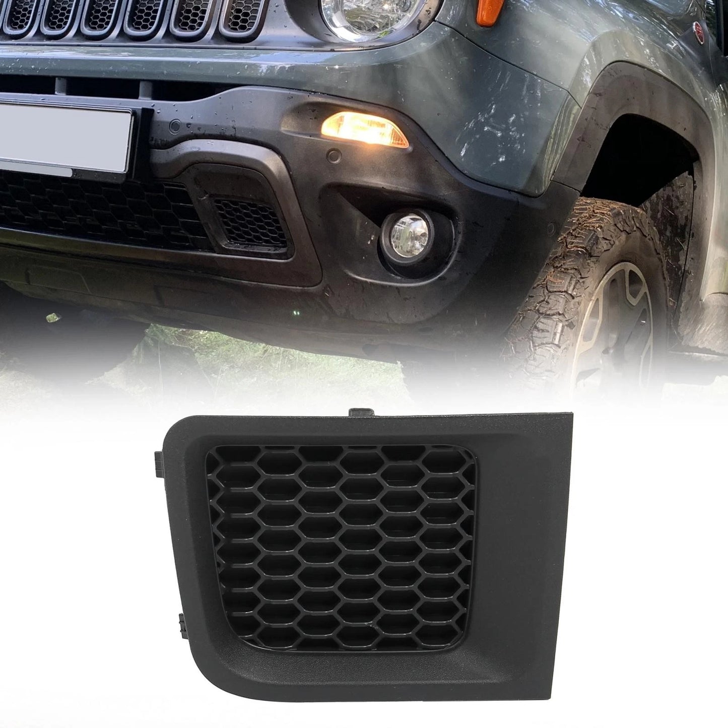 Front Right Lower Bumper Grille for Jeep Renegade (2015-2017)