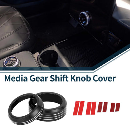 Gear Shift Switch Knob Cover Ring for Ford Mach-E (2021-2024) - 2 Pcs