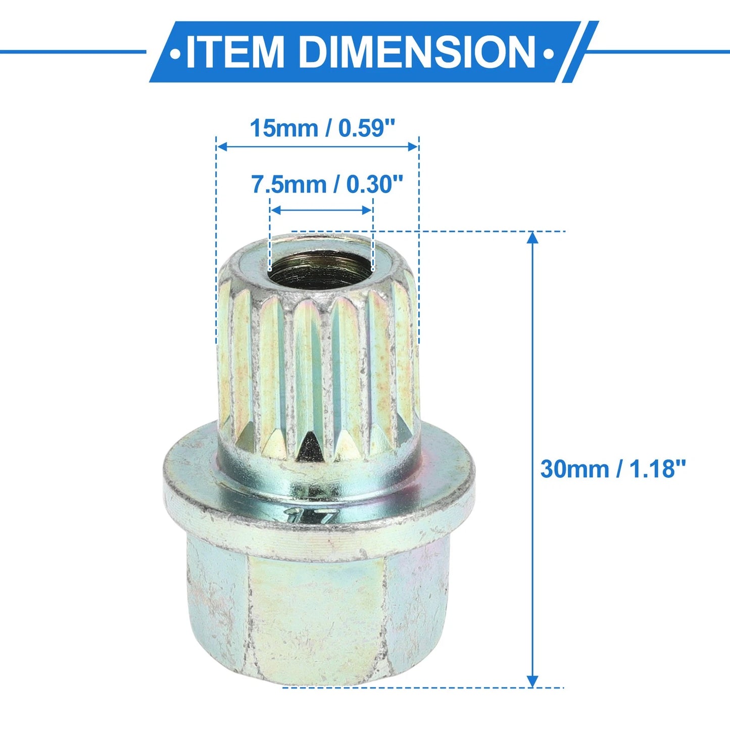 Wheel Lock Lug Nut Key for BMW 33/17PT (2010-2023)