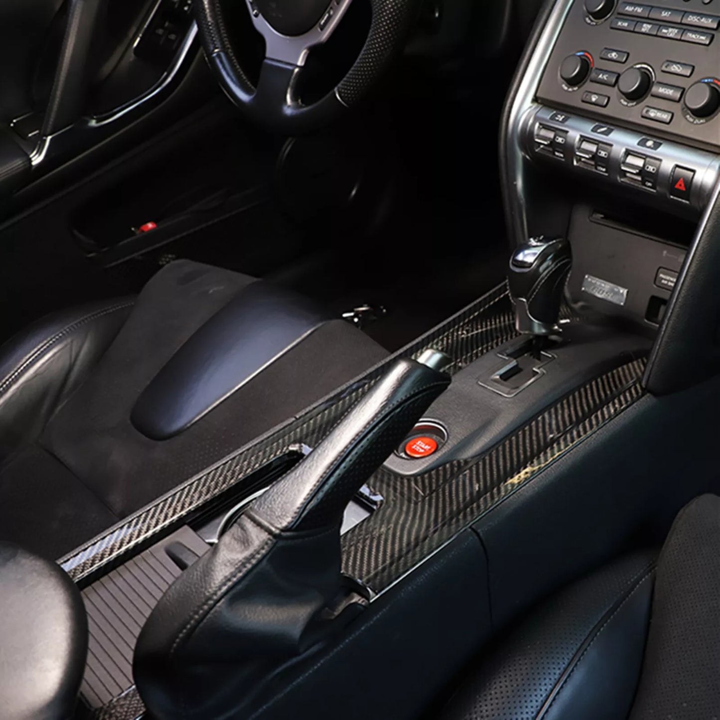 Center Console Gear Shift Panel Cover for Nissan GTR R35 (2008-2016)