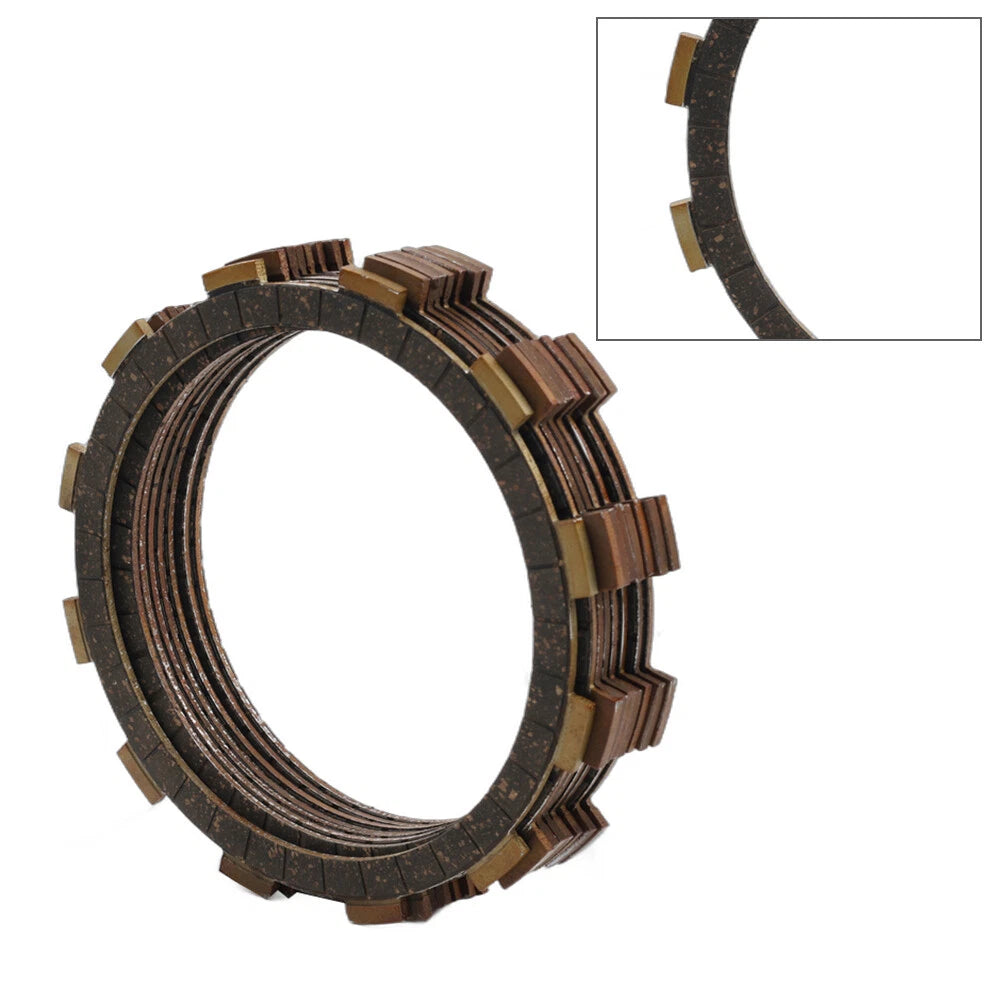 8x Clutch Friction Disc Plates for Suzuki GSX600F GSX750F Katana 750 (98-06)