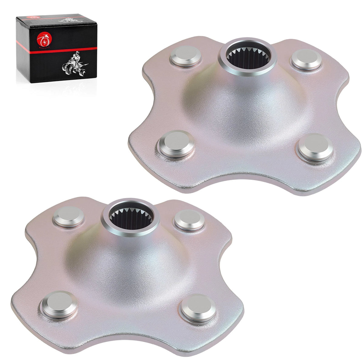 2Pcs Rear Wheel Hub for Honda Fourtrax 200 TRX200 (1986–1997)