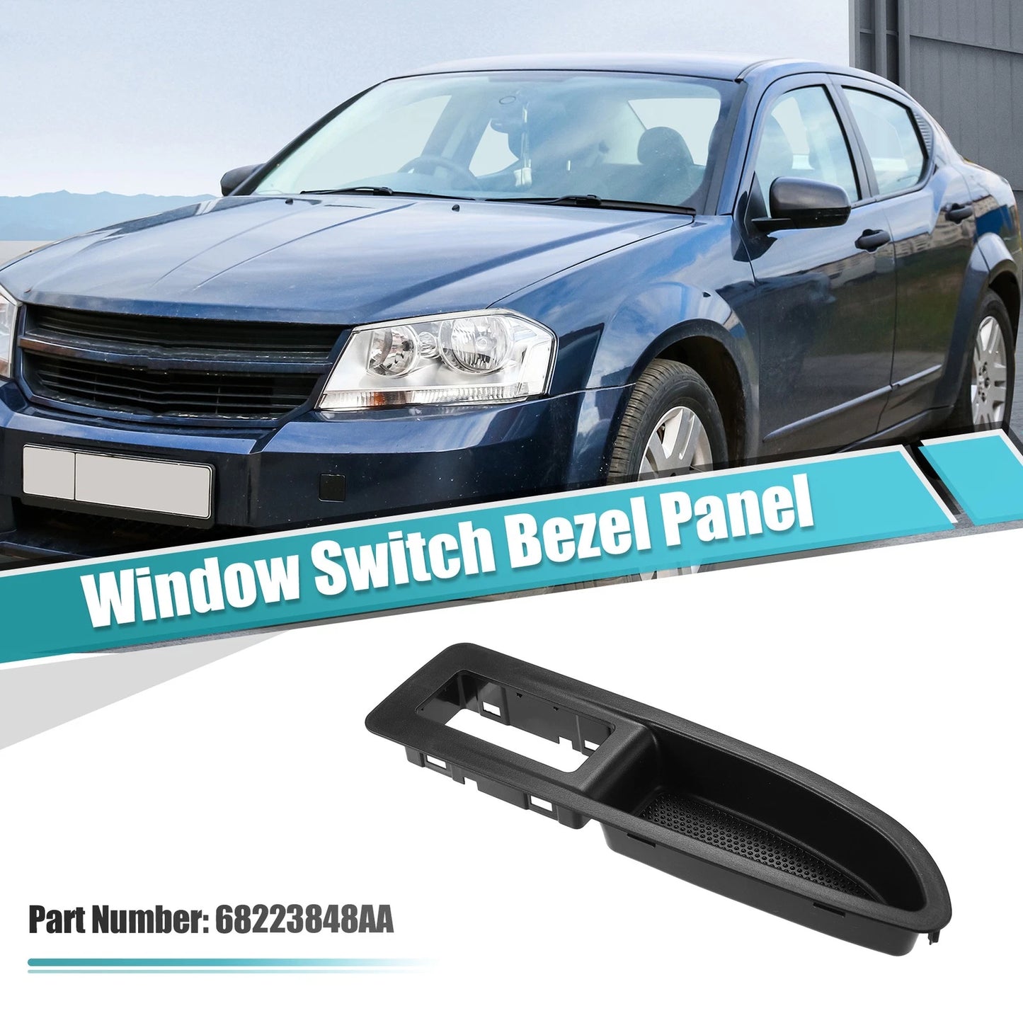 Front Right Door Window Switch Bezel for Dodge Avenger (2011 - 2014)