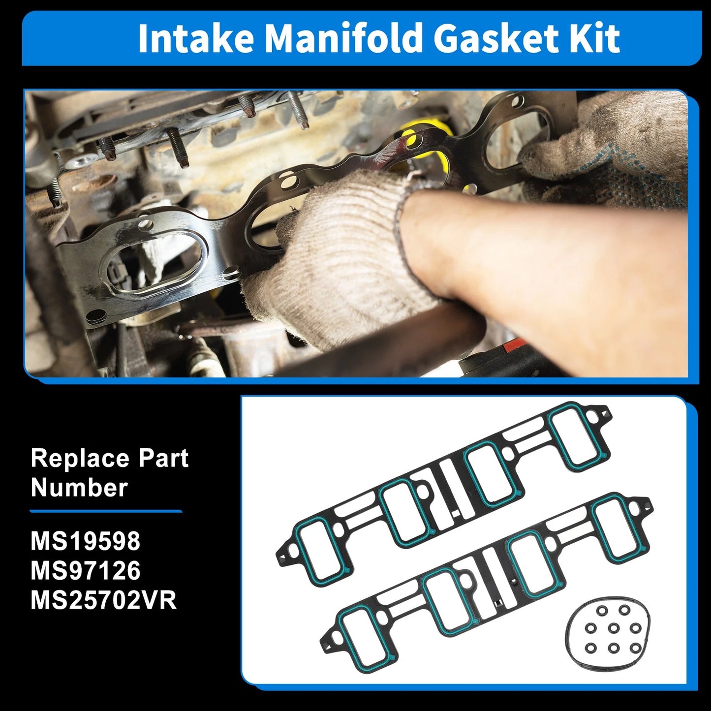 Intake Manifold Gasket Set 6.0L for Chevrolet Express 2500 (2008-2016)