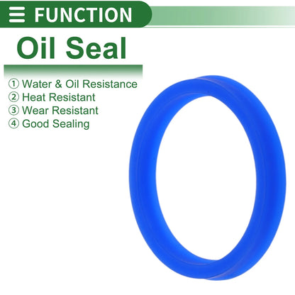 Oil Seal TPU 38x45x6.5mm High Pressure Blue 5 pcs