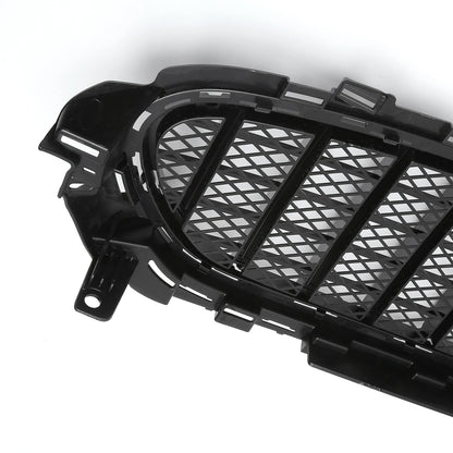 Front Upper Bumper Grille for Mercedes E200 AMG Body Styling Black (2017-2023)