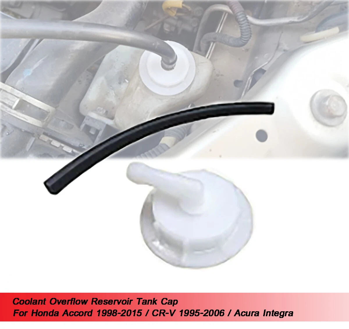 Coolant Overflow Tank Cap for Honda Accord/CR-V (1995-2015)