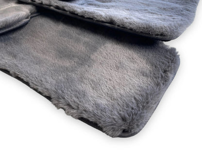 Dark Gray Sheepskin Floor Mats for Rolls Royce Cullinan (2019-2023)