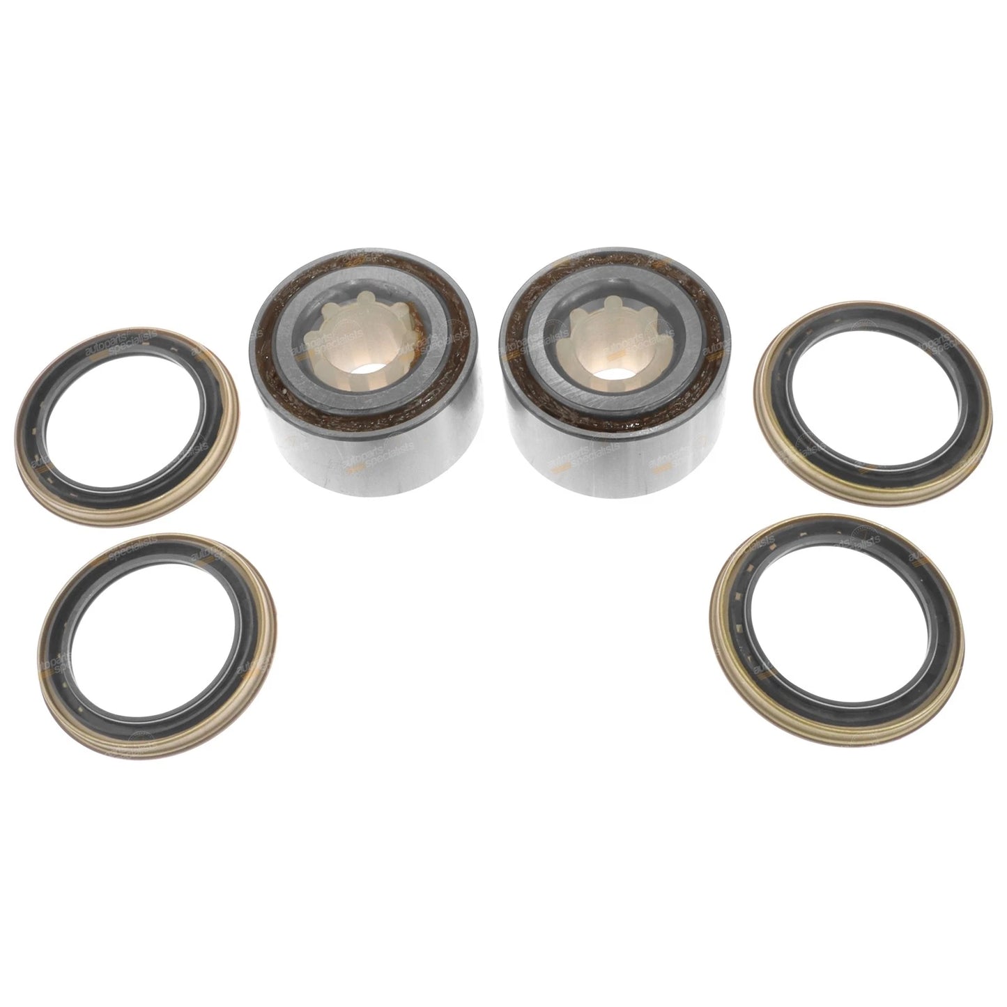Front Wheel Bearing Kits + Grease for Nissan Infiniti Q45 (1993-1997)