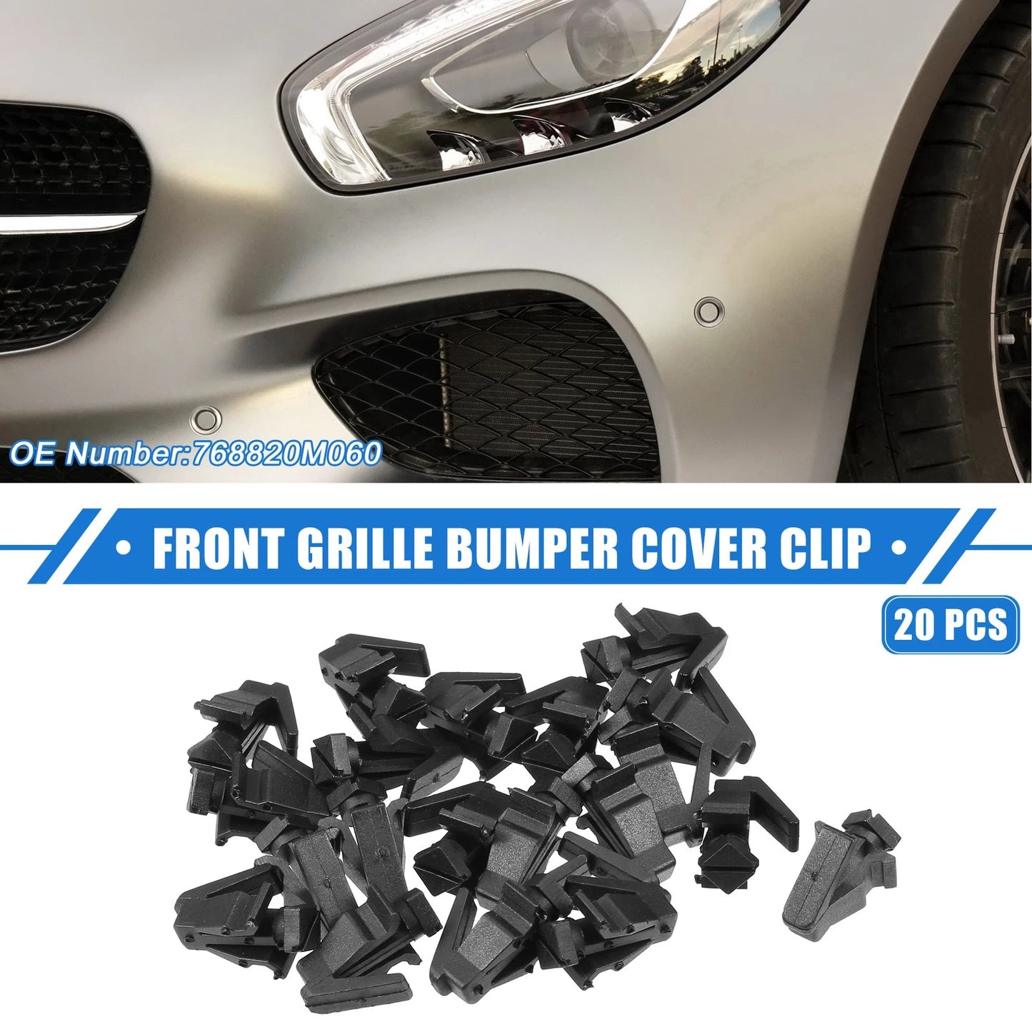 20 x Front Grille Bumper Cover Clips for Nissan Altima (2002-2004)