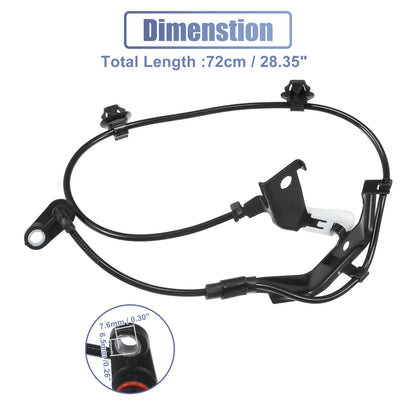 Rear Left ABS Sensor for Toyota Hilux VIII Pickup (2015-2022)