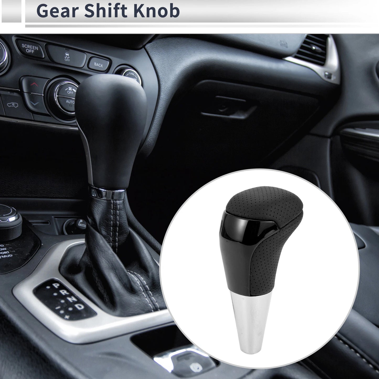 Automatic Gear Shift Knob for Lexus LS430 (2001-2006) Black Faux Leather