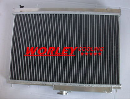 44mm 3 Row Aluminum Radiator for Nissan Skyline R33 R34 GTR GTST (1995-2002)