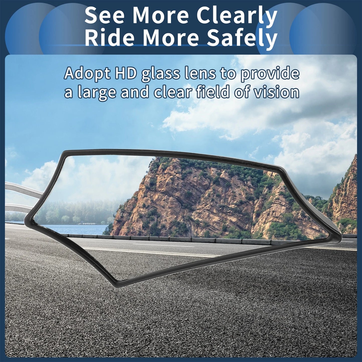 Rear View Mirrors / M8/M10 / Motorcycle Handlebar Mirrors for Motorcycle