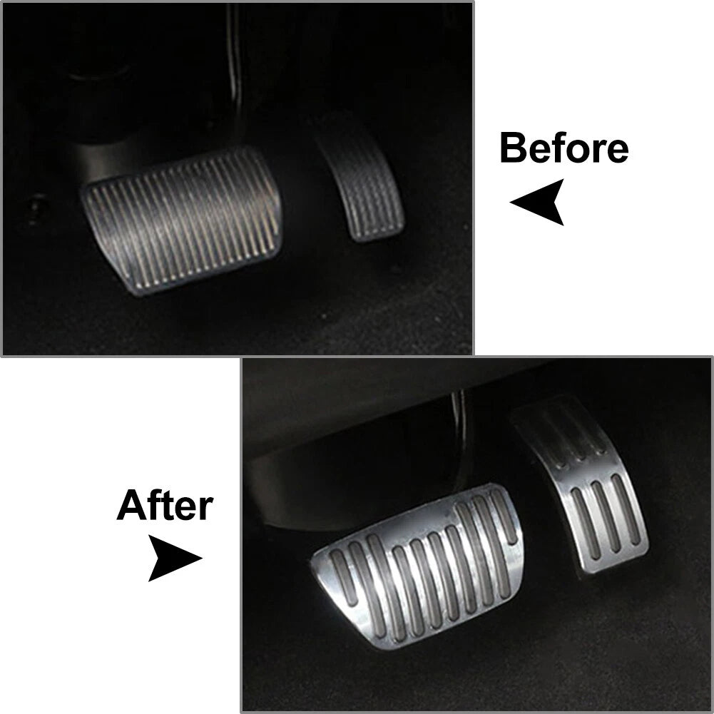 Stainless Steel Brake Gas Pedal Pad Covers for Haval H6 Big Dog (2021-2022)