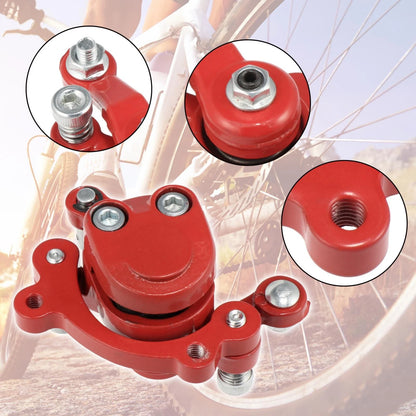 Left Right Disc Brake Caliper Pair for Motovox MBX10 MBX11 Mini Bike Red