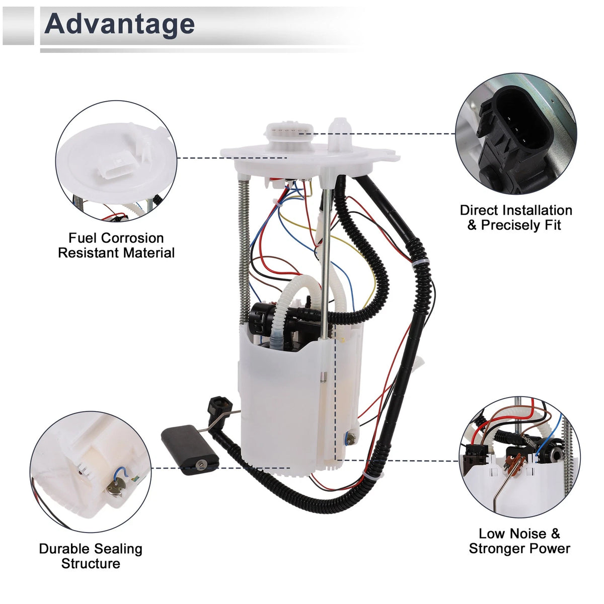 Fuel Pump Assembly for Nissan Rogue 2014-2020 2.5L Gas (2014-2020)