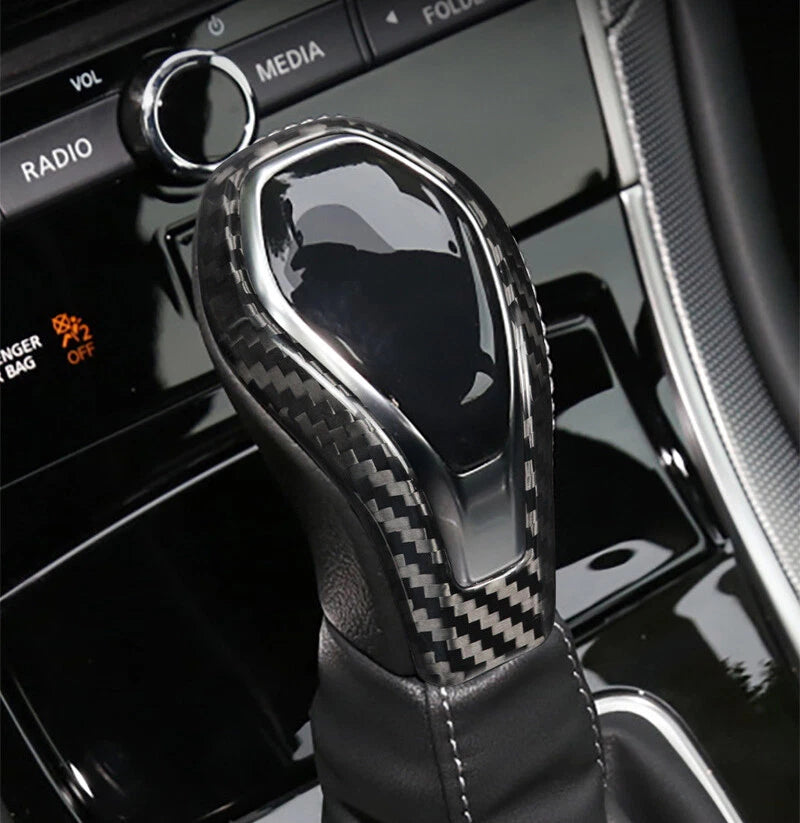 Real Carbon Fiber Gear Shift Knob Cover Trim fit for Infiniti Q50 Q60 QX60 QX80