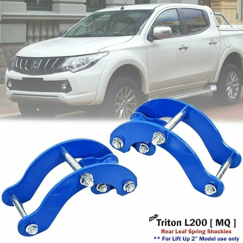 2" Rear Leaf Spring Shackles Lift Kit for Mitsubishi Triton (2015-2023)