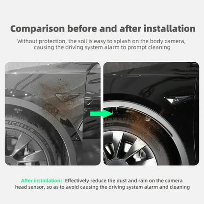 4X Mud Flaps Mudguard Eyebrow Protector for Tesla Model Y (2020–2023)