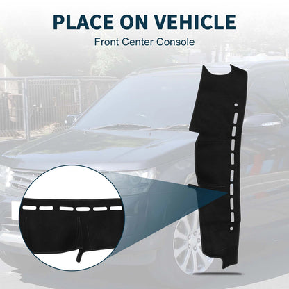 Dashboard Cover Mat for Suzuki Jimny JB64 JB74 (2018-2024) Black