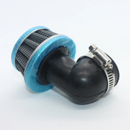 35mm Bent Angled Air Filter Pod for 90cc 110cc PIT QUAD DIRT BIKE ATV Buggy